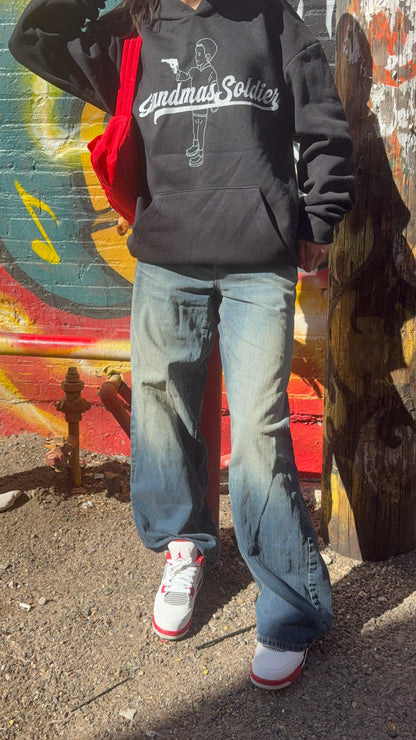 Black Grandmas Soldiers Hoodie